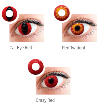 Lenti a contatto colorate Halloween – Giornaliere (3 colorazioni / 6 lenti)