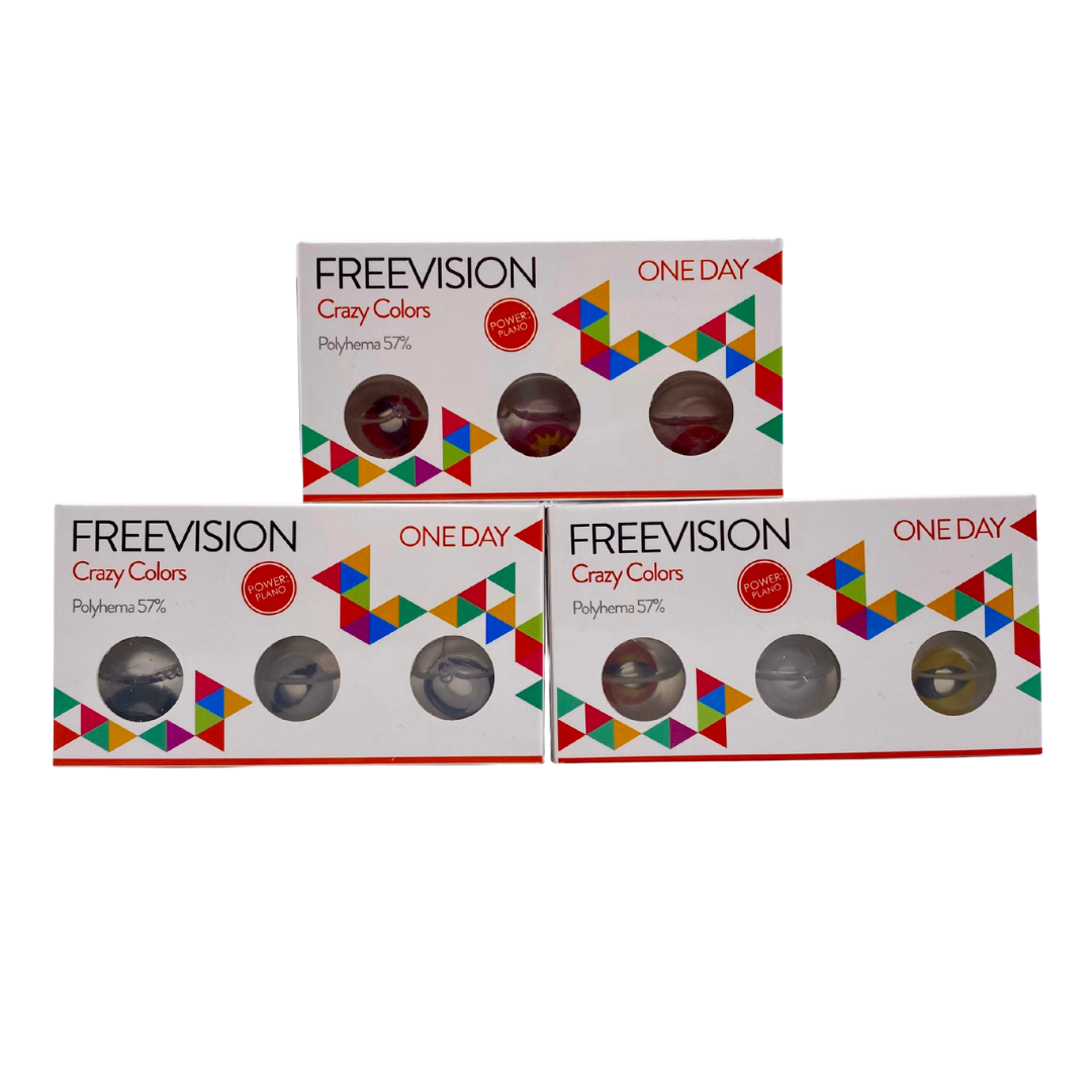 Lenti a contatto colorate Halloween – Giornaliere (3 colorazioni / 6 lenti)